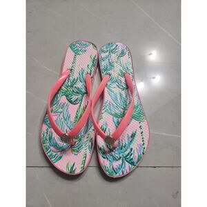 Lilly Pulitzer summer flip flops sandals 11